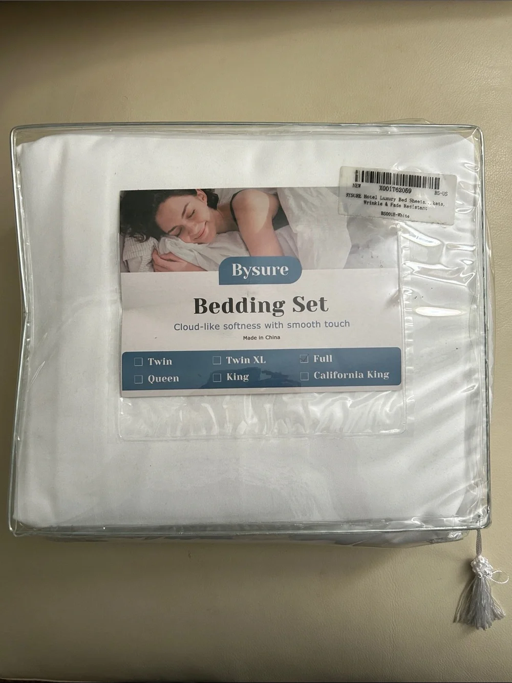 White Bedding Set - Full